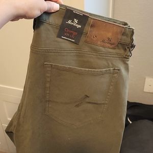 34 heritage mens pants